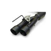 Outlaw Axle-Back Exhaust System Fits 2024-2026 Ford Mustang Gt 5.0-Liter And Ecoboost 2.3-Liter, Outlaw Axle-Back 3.0-Inch Stainless Steel Exhaust System, 4.0-Inch Black Quad Tips With Valves Flowmaster