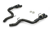 Outlaw Axle-Back Exhaust System Fits 2024-2026 Ford Mustang Gt 5.0-Liter And Ecoboost 2.3-Liter, Outlaw Axle-Back 3.0-Inch Stainless Steel Exhaust System, 4.0-Inch Black Quad Tips With Valves Flowmaster