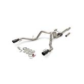 Outlaw Cat-Back Exhaust System Fits 2021-2025 Ford F150 2.7, 3.5 And 5.0-Liter, Powerboost And Non-Hybrid With Factory Dual Tailpipes, Outlaw Cat-Back 3.0-Inch Stainless Steel Exhaust System, 4.50-Inch Black Tips Flowmaster