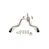 Outlaw Cat-Back Exhaust System Fits 2021-2025 Ford F150 2.7, 3.5 And 5.0-Liter, Powerboost And Non-Hybrid With Factory Dual Tailpipes, Outlaw Cat-Back 3.0-Inch Stainless Steel Exhaust System, 4.50-Inch Black Tips Flowmaster