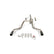 Outlaw Cat-Back Exhaust System Fits 2021-2025 Ford F150 2.7, 3.5 And 5.0-Liter, Powerboost And Non-Hybrid With Factory Dual Tailpipes, Outlaw Cat-Back 3.0-Inch Stainless Steel Exhaust System, 4.50-Inch Black Tips Flowmaster