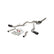 Outlaw Cat-Back Exhaust System Fits 1996-1999 GM 1500 Trucks With 5.7-Liter, Cat-Back, Dual Out Rear Or Side Exit, Stainless Steel Exhaust System Flowmaster