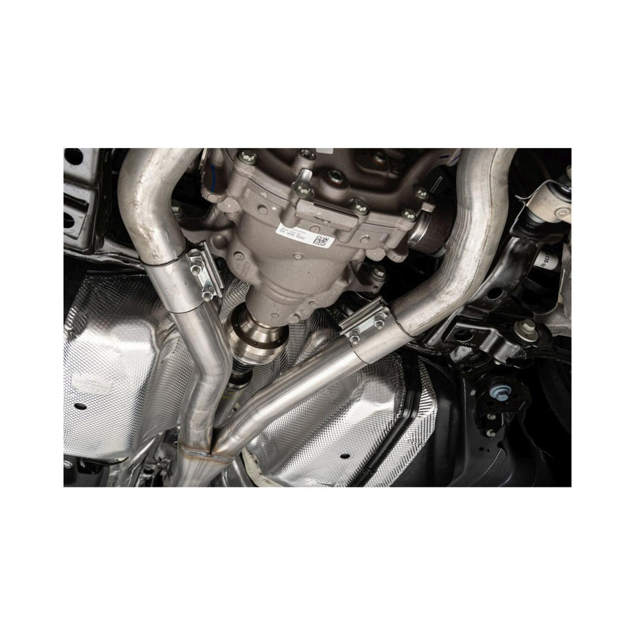 Scavenger Y-Pipe Kit Fits 2024-2026 Ford Mustang 2.3-Liter Ecoboost Engines, Stainless Steel Scavenger Y-Pipe Flowmaster