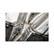 Scavenger Y-Pipe Kit Fits 2024-2026 Ford Mustang 2.3-Liter Ecoboost Engines, Stainless Steel Scavenger Y-Pipe Flowmaster