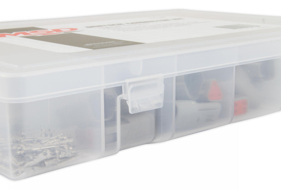 MSD Deutsch Connector Kit 360 Piece Deutsch Connector Kit Comes With 2, 3, 4, 6, 8 And 12 Pole Housings And Pins W/Seals MSD Ignition
