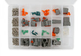 MSD Deutsch Connector Kit 360 Piece Deutsch Connector Kit Comes With 2, 3, 4, 6, 8 And 12 Pole Housings And Pins W/Seals MSD Ignition