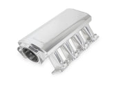 Sheet Metal Fabricated Intake Manifold GM Ls1/Ls2/Ls6 Hi-Ram Sheet Metal Fabricated Intake Manifold Ls1/Ls2/Ls6 102Mm Throttle Body Opening + Fuel Rail Kit Silver With Logo Sniper EFI
