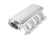 Sheet Metal Fabricated Intake Manifold GM Ls1/Ls2/Ls6 Hi-Ram Sheet Metal Fabricated Intake Manifold Ls1/Ls2/Ls6 102Mm Throttle Body Opening + Fuel Rail Kit Silver With Logo Sniper EFI