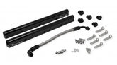 Sheet Metal Fabricated Intake Manifold Hi-Ram Sheet Metal Fabricated Intake Manifold Ls1/Ls2/Ls6 102Mm Throttle Body Opening + Fuel Rail Kit Black With Logo Sniper EFI