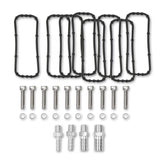 Low-Profile Sheet Metal Fabricated Intake Manifold GM Ls1/Ls2/Ls6 Hi-Ram 92Mm Throttle Body Opening + Fuel Rail Kit Silver With Logo Low Profile Mounting Provision For Map Sensor On Rear Of Intake Plenum Use GM #12592525 Sniper EFI