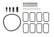 Hi-Ram Low-Profile Sheet Metal Fabricated Intake Manifold GM Ls1/Ls2/Ls6 92Mm Throttle Body Opening + Fuel Rail Kit Black With Logo Low Profile Mounting Provision For Map Sensor On Rear Of Intake Plenum Use GM #12592525 Sniper EFI