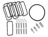 Hi-Ram Low-Profile Sheet Metal Fabricated Intake Manifold GM Ls1/Ls2/Ls6 102Mm Throttle Body Opening + Fuel Rail Kit Silver With Logo Mounting Provision For Map Sensor On Rear Of Intake Plenum Use GM #12592525 Sniper EFI
