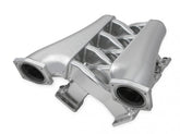 Fabricated Intake Manifold Dual Plenum 92Mm Ls1/2/6, Rail Kit Dual Plenum Inch Intake Manifold 92Mm Throttle Body Bore For GM Ls1/2/6 Engines (Includes Installation Kit, And Fuel Rail Kit) Silver Finish Sniper EFI