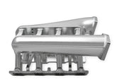 Fabricated Intake Manifold Dual Plenum 92Mm Ls1/2/6, Rail Kit Dual Plenum Inch Intake Manifold 92Mm Throttle Body Bore For GM Ls1/2/6 Engines (Includes Installation Kit, And Fuel Rail Kit) Silver Finish Sniper EFI