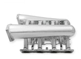Fabricated Intake Manifold Dual Plenum 92Mm Ls1/2/6, Rail Kit Dual Plenum Inch Intake Manifold 92Mm Throttle Body Bore For GM Ls1/2/6 Engines (Includes Installation Kit, And Fuel Rail Kit) Silver Finish Sniper EFI