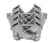 Fabricated Intake Manifold Dual Plenum 92Mm Ls1/2/6, Rail Kit Dual Plenum Inch Intake Manifold 92Mm Throttle Body Bore For GM Ls1/2/6 Engines (Includes Installation Kit, And Fuel Rail Kit) Silver Finish Sniper EFI