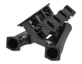 Fabricated Intake Manifold Dual Plenum 92Mm Ls1/2/6, Rail Kit Dual Plenum Inch Intake Manifold 92Mm Throttle Body Bore For GM Ls1/2/6 Engines (Includes Installation Kit, And Fuel Rail Kit) Black Finish Sniper EFI
