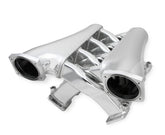 Fabricated Intake Manifold Dual Plenum 102Mm Ls1/2/6, Rail Kit Dual Plenum Inch Intake Manifold 102Mm Throttle Body Bore For GM Ls1/2/6 Engines (Includes Installation Kit, And Fuel Rail Kit) Silver Finish Sniper EFI