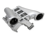 Fabricated Intake Manifold Dual Plenum 102Mm Ls1/2/6, Rail Kit Dual Plenum Inch Intake Manifold 102Mm Throttle Body Bore For GM Ls1/2/6 Engines (Includes Installation Kit, And Fuel Rail Kit) Silver Finish Sniper EFI