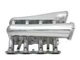 Fabricated Intake Manifold Dual Plenum 102Mm Ls1/2/6, Rail Kit Dual Plenum Inch Intake Manifold 102Mm Throttle Body Bore For GM Ls1/2/6 Engines (Includes Installation Kit, And Fuel Rail Kit) Silver Finish Sniper EFI