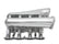 Fabricated Intake Manifold Dual Plenum 102Mm Ls1/2/6, Rail Kit Dual Plenum Inch Intake Manifold 102Mm Throttle Body Bore For GM Ls1/2/6 Engines (Includes Installation Kit, And Fuel Rail Kit) Silver Finish Sniper EFI