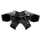 Fabricated Intake Manifold Dual Plenum 102Mm Rail Kit Throttle Body Bore For GM Ls1/2/6 Engines (Includes Installation Kit, And Fuel Rail Kit) Black Finish Sniper EFI