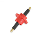 MSD Firewall Feed Thru, Red The Firewall Feed-Thru Provides 1/2 Inch Of Insulation To Ensure That The Coil Spark Reaches The Distributor MSD Ignition