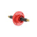 MSD Firewall Feed Thru, Red The Firewall Feed-Thru Provides 1/2 Inch Of Insulation To Ensure That The Coil Spark Reaches The Distributor MSD Ignition
