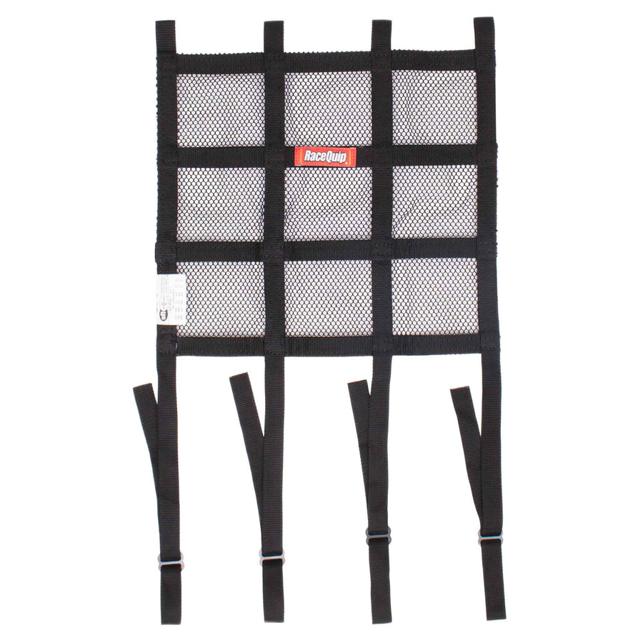 RaceQuip Hybrid Mesh/Ribbon Window Net w/ Mounting Straps 822005RQP