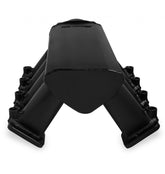 Sheet Metal Fabricated Intake Manifold GM Ls3/L92 102Mm Throttle Body Opening + Fuel Rail Kit Black With Logo Mounting Provision For Map Sensor On Rear Of Intake Plenum Use GM #12592525 Or Equivalent Sniper EFI