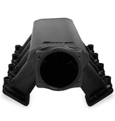 Sheet Metal Fabricated Intake Manifold GM Ls3/L92 102Mm Throttle Body Opening + Fuel Rail Kit Black With Logo Mounting Provision For Map Sensor On Rear Of Intake Plenum Use GM #12592525 Or Equivalent Sniper EFI