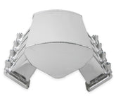 Hi-Ram Low Profile Sheet Metal Fabricated Intake Manifold Ls3/L92 92Mm Throttle Body Opening + Fuel Rail Kit Silver With Logo Low Profile Mounting Provision For Map Sensor On Rear Of Intake Plenum Use GM 12592525 Or Equivalent Sniper EFI