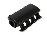 Sheet Metal Fabricated Intake Manifold GM Ls3/L92 92Mm Throttle Body Opening + Fuel Rail Kit Black With Logo Low Profile Mounting Provision For Map Sensor On Rear Of Intake Plenum Use GM #12592525 Or Equivalent Sniper EFI