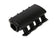Sheet Metal Fabricated Intake Manifold GM Ls3/L92 92Mm Throttle Body Opening + Fuel Rail Kit Black With Logo Low Profile Mounting Provision For Map Sensor On Rear Of Intake Plenum Use GM #12592525 Or Equivalent Sniper EFI