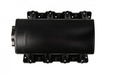 Sheet Metal Fabricated Intake Manifold GM Ls3/L92 92Mm Throttle Body Opening + Fuel Rail Kit Black With Logo Low Profile Mounting Provision For Map Sensor On Rear Of Intake Plenum Use GM #12592525 Or Equivalent Sniper EFI