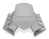 Low-Profile Sheet Metal Fabricated Intake Manifold Hi-Ram Sheet Metal Fabricated Intake Manifold Ls3/L92 102Mm Throttle Body Opening + Fuel Rail Kit Silver With Logo Low Profile Sniper EFI