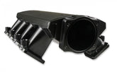 Hi-Ram Low-Profile Sheet Metal Fabricated Intake Manifold 102Mm Throttle Body Opening + Fuel Rail Kit Black With Logo Low Profile Mounting Provision For Map Sensor On Rear Of Intake Plenum Use GM #12592525 Or Equivalent Sniper EFI