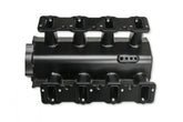Hi-Ram Low-Profile Sheet Metal Fabricated Intake Manifold 102Mm Throttle Body Opening + Fuel Rail Kit Black With Logo Low Profile Mounting Provision For Map Sensor On Rear Of Intake Plenum Use GM #12592525 Or Equivalent Sniper EFI