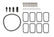 Hi-Ram Low-Profile Sheet Metal Fabricated Intake Manifold 102Mm Throttle Body Opening + Fuel Rail Kit Black With Logo Low Profile Mounting Provision For Map Sensor On Rear Of Intake Plenum Use GM #12592525 Or Equivalent Sniper EFI