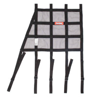 RaceQuip Mesh/Ribbon Hybrid Window Net - Angled Front - w/ Mounting Straps 823003RQP
