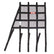 RaceQuip Mesh/Ribbon Hybrid Window Net - Angled Front - w/ Mounting Straps 823003RQP