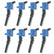 MSD Ignition Coil Blaster Ford 2-Valve V8 Blue 8-Pack 1998-2014 Ford 4.6L/5.4L 2-Valve MSD Ignition