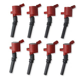 MSD Ignition Coil Blaster Ford 2-Valve V8 Red 8-Pack 1998-2014 Ford 4.6L/5.4L 2-Valve MSD Ignition