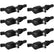 MSD Ignition Coil Blaster Ford 3-Valve V8 Black 8-Pack 2004-2008 Ford 4.6L/5.4L/6.8L 3-Valve MSD Ignition