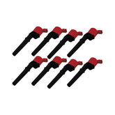 MSD Ignition Coil Blaster Ford 4-Valve V8 Red 8-Pack 1999-2014 Ford 4.6L/5.4L 4-Valve MSD Ignition