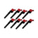 MSD Ignition Coil Blaster Ford 4-Valve V8 Red 8-Pack 1999-2014 Ford 4.6L/5.4L 4-Valve MSD Ignition