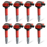 MSD Ignition Coil Blaster Ford 5.0L Coyote Red 8-Pack 2011-2016 Ford 5.0L Coyote V8 MSD Ignition