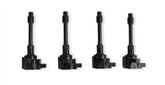MSD Ignition Coil Blaster Series-Honda 1.5L/2.0L/2.0L Turbo 4-Cyl-Black-4-Pack 2016-2020 Honda Civic 2.0L/2.0L Turbo 2015-2019 Honda Fit 4-Cylinder Engines MSD Ignition