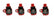MSD Ignition Coil Blaster Series Honda 1.5L/2.0L/2.0L Turbo 4-Cyl-Red-4-Pack 2016-2020 Honda Civic 2.0L/2.0L Turbo 2015-2019 Honda Fit 4-Cylinder Engines MSD Ignition