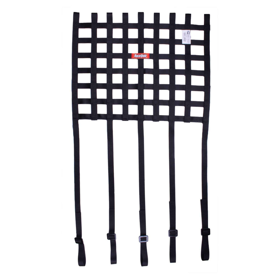 RaceQuip Ribbon Style Race Car Window Net with 1" Mounting Straps 825001RQP